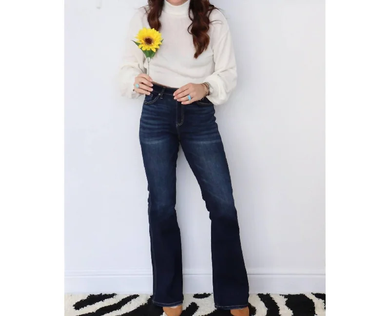 Women's Elegant Clothes Give Me Some Flare Jean In Denim