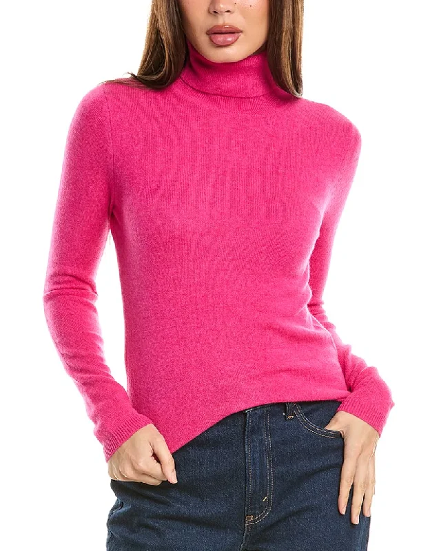 Stylish Outerwear Clothes For Women Forte Cashmere Turtleneck Cashmere Sweater