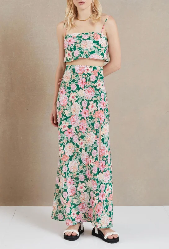 Fashion-forward Women's Clothing Botanica Maxi Skirt In Floral Print