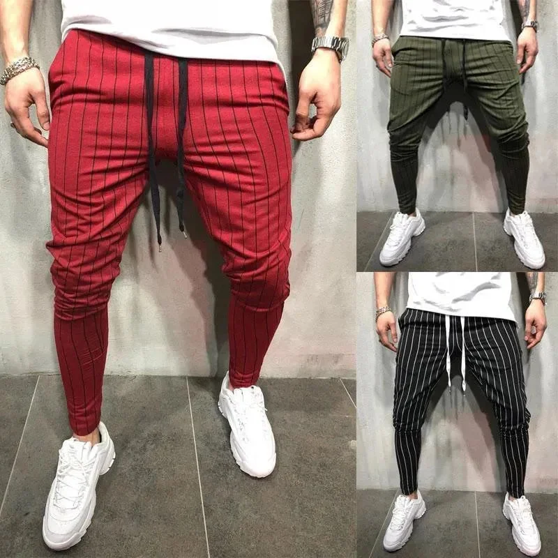 Chic Women's Clothing Online Striped Jogger Pants For Men