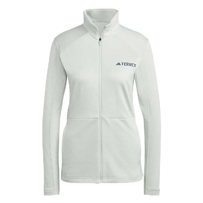 Women's Functional Apparel For Outdoor Activities adidas - Women's Terrex Multi Full Zip Fleece Jacket (HN5464)