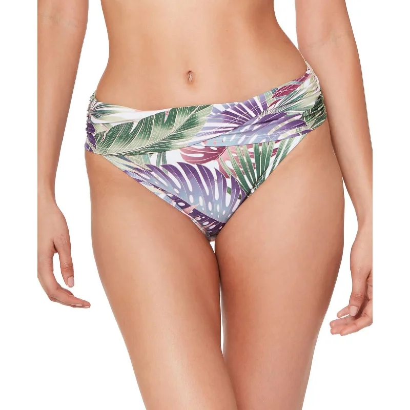 Women's Outfit Womens Printed Hipster Swim Bottom Separates