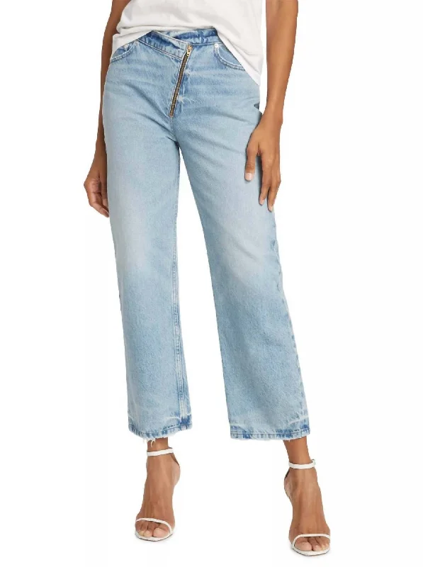 Women's Garments Le Jane Crop Angled Jean In Rhode