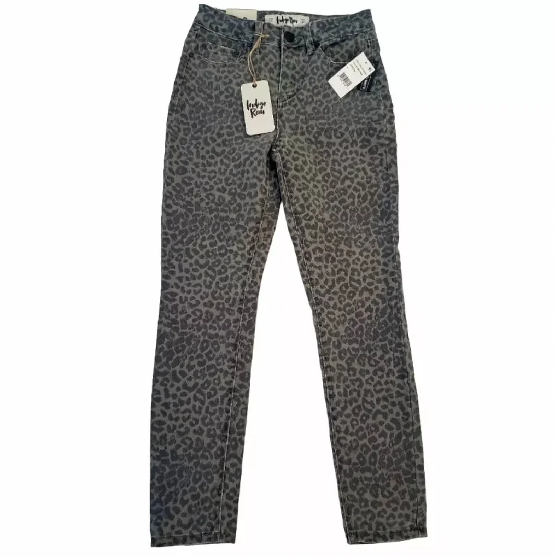 Casual Garments For Women Women's Animal Print Jeans In Green Animal Print