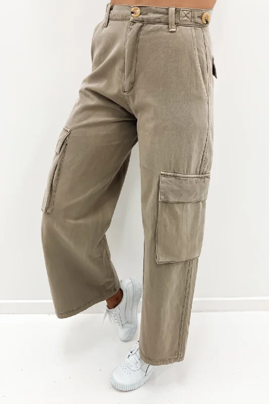 Timeless Women's Clothes Maisy Cargo Pant Khaki