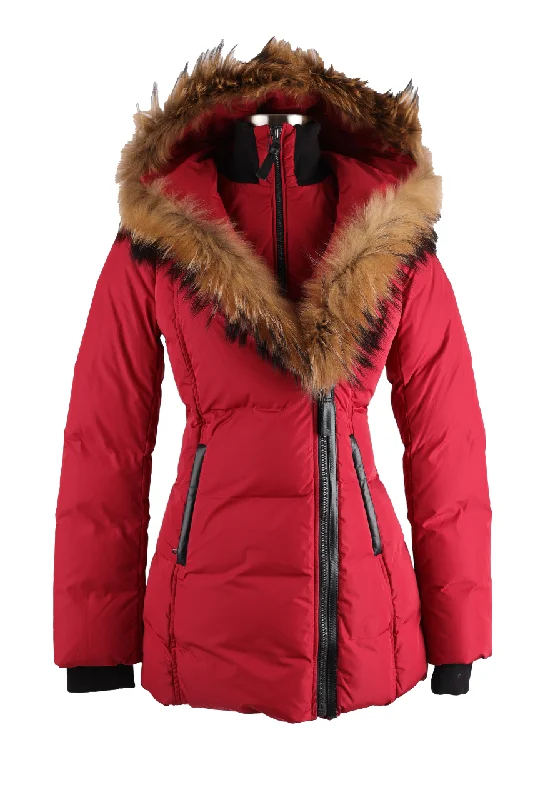 Women's Seasonal Clothing Adali Fur Trim Down Puffer Jacket