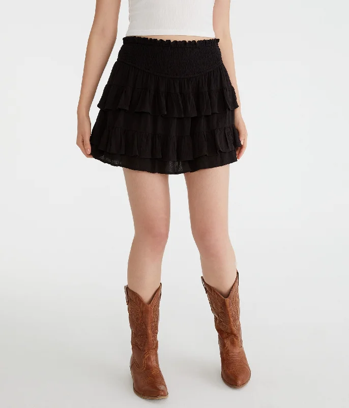 Women's Evening Clothes Aeropostale High-Waisted Ruffled Flippy Skort