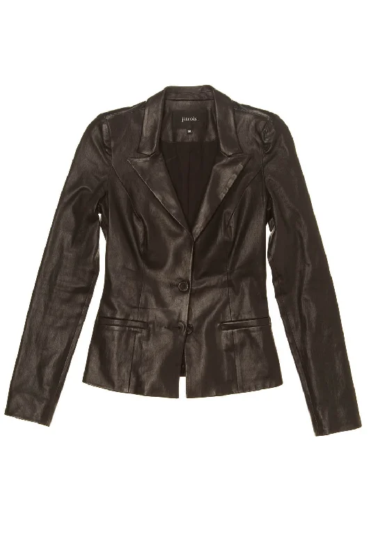 Trendy Women's Fashion Jitrois - Black Leather Jacket - FR 38