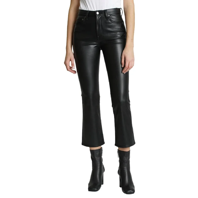 Affordable Online Boutique Lennon Coated Bootcut Jeans In Slate Black