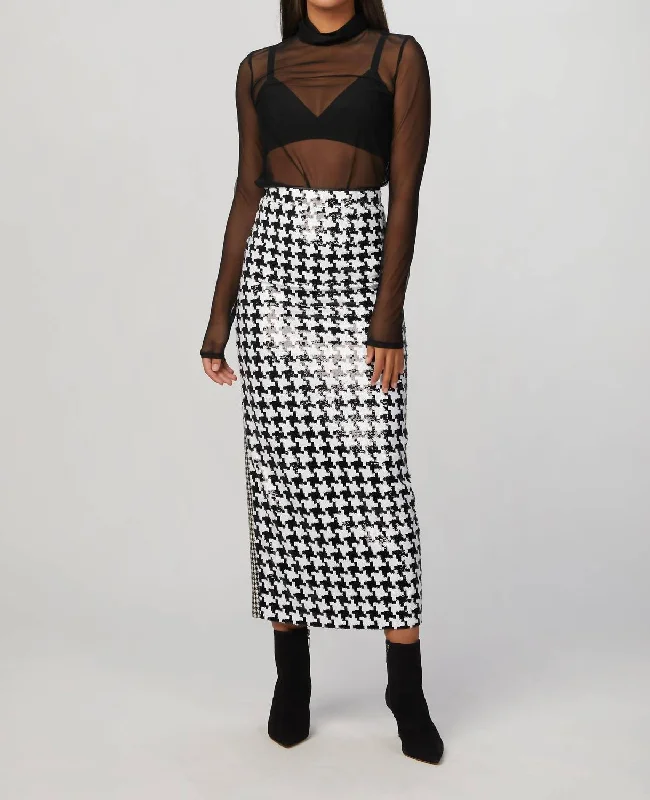 Casual Fashion for Women Anika Skirt In Black/white