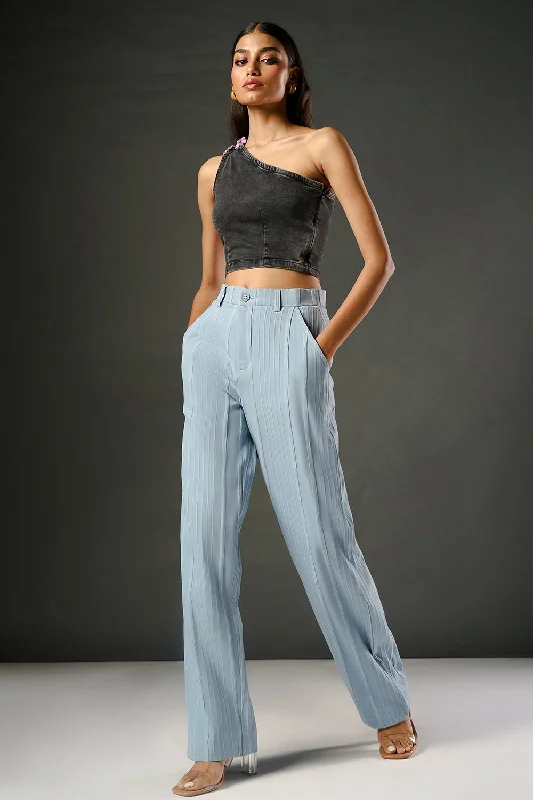 Women's Loungewear Clothes Crystal Dew Women's Textured Korean Pants