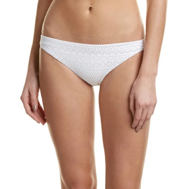 Best Online Clothing Boutiques Classic Bikini Bottom In White