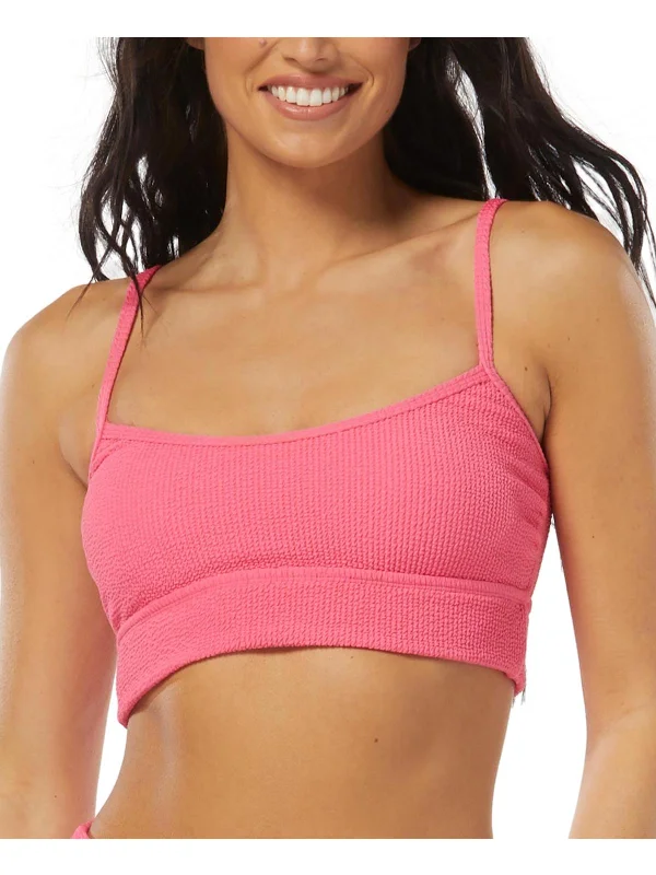 Women's Urban Clothing Gianna Womens Textured Midline Bikini Swim top