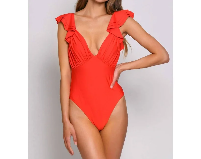 Online Boutique Stores Cala One Piece In Red