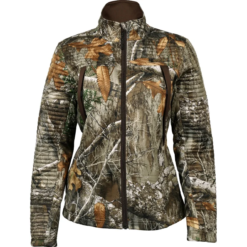 Women's Work Apparel Rocky Womens Outdoor Stratum Realtree Edge Synthetic Softshell Jacket