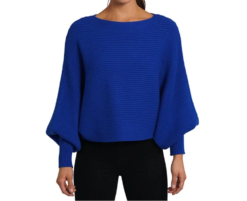 Women's Outerwear Garments Luann Dolman Sleeve Sweater In Royal Blue