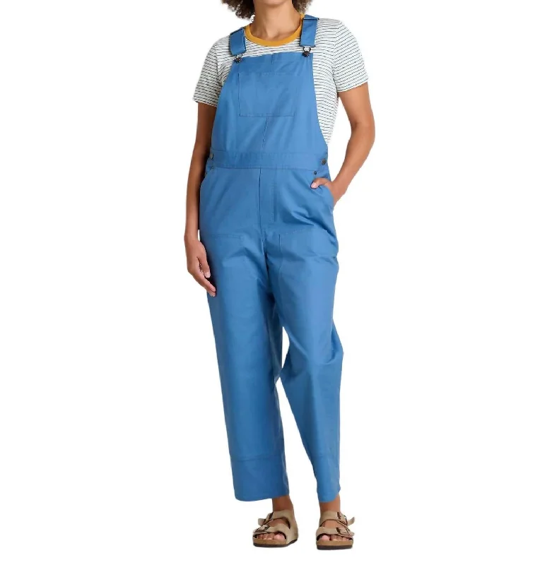 Stylish And Comfortable Clothing For Women Women's Juniper Utility Overall In French Blue