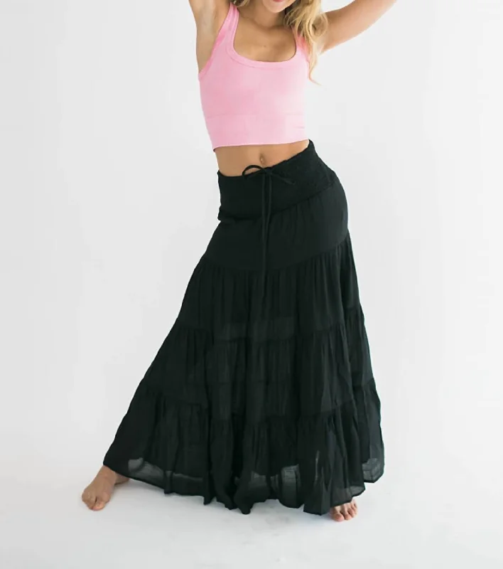 Affordable Luxury Women's Apparel Alara Maxi Skirt In Black