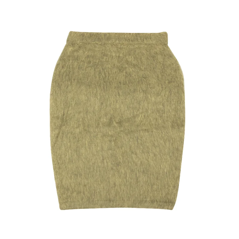 Women's Office Outfit Sand Tan Acrylic Marsh Midi Skirt