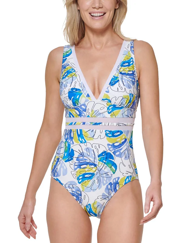 Women's Sporty Chic Clothes Womens Summer Printed One-Piece Swimsuit