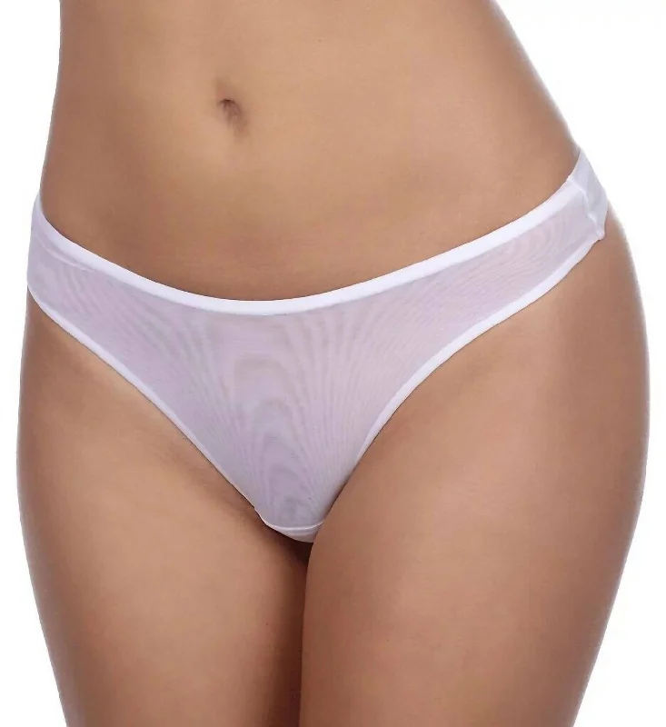 Women's Evening Wear Natacha Low Cut Bikini Panty In White