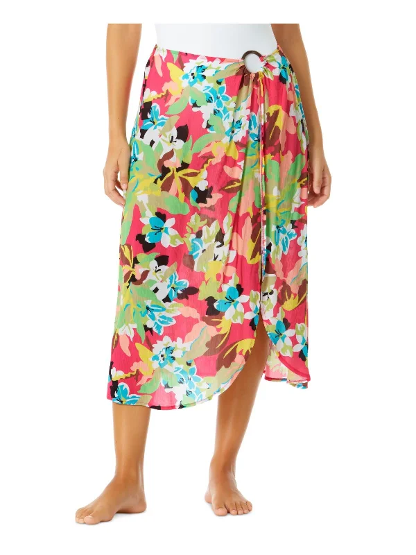 Women's Clothing Online Sale Womens Floral Print Sarong Cover-Up