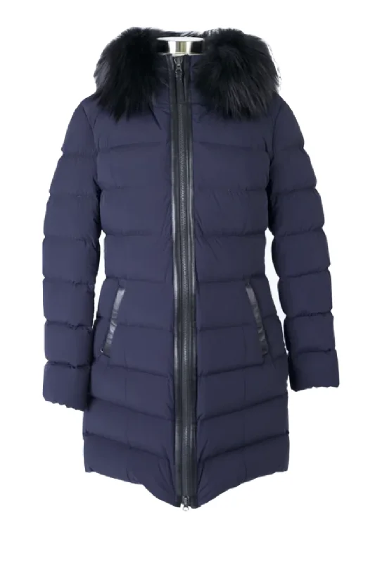 Women Wear Online Calla Stretch Down Parka w/ Fur Hood