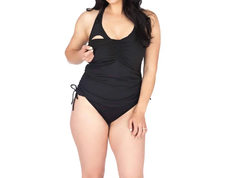 Sale For Women Swimfit Nursing & Maternity Tankini In Black