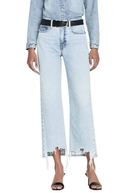 Best Online Clothing Boutiques Le Jane Crop Bite Hem Jeans In Fizz Indigo