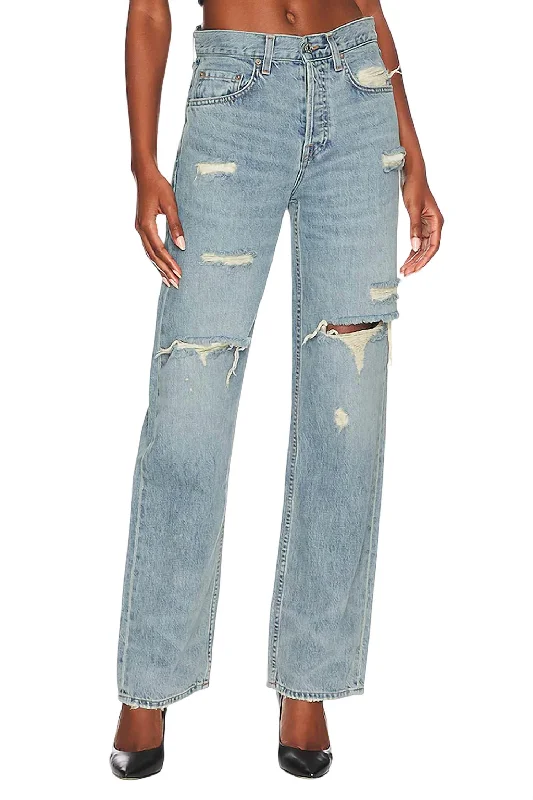 Classic Women's Apparel Bella Low Rise Boyfriend Jeans In Telegraph Hill