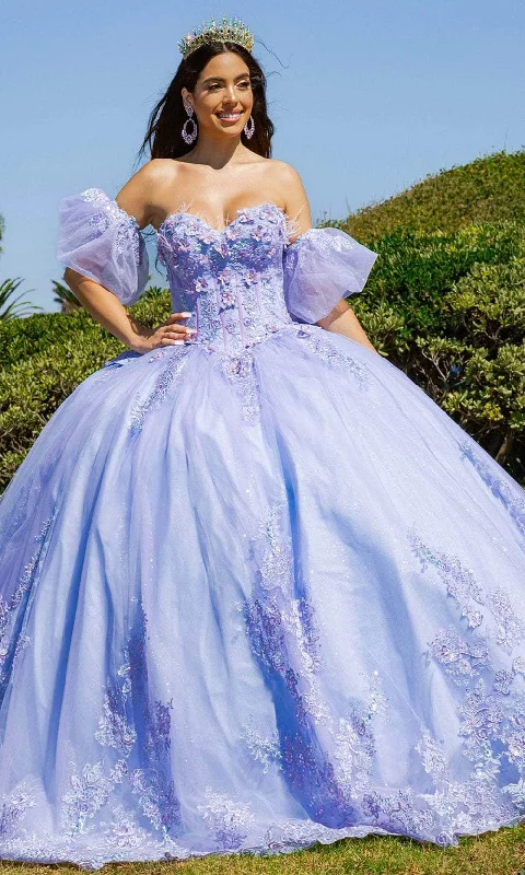 Women's Outfit Cinderella Couture 8115J - Sweetheart Neck Embroidered Ballgown