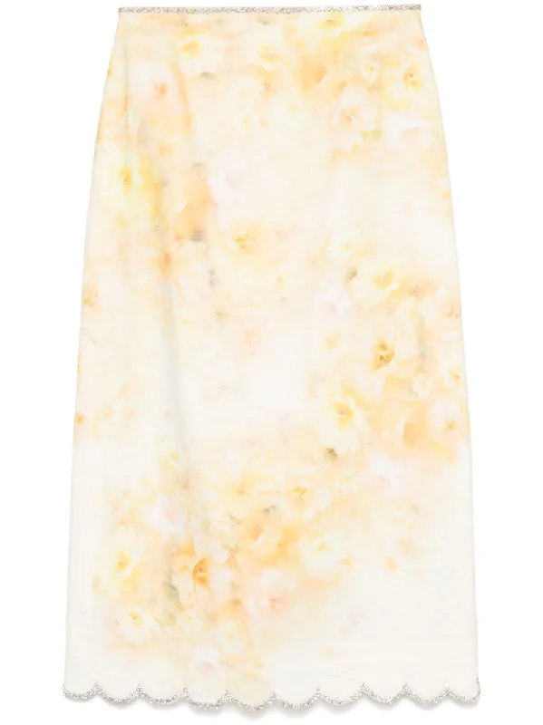 Women's Clothes Online Shopping Zimmermann Women's Skirts yellow