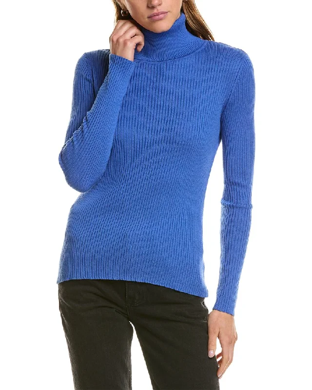 Women's Vacation Clothes Hannah Rose Turtleneck Cashmere-Blend Sweater