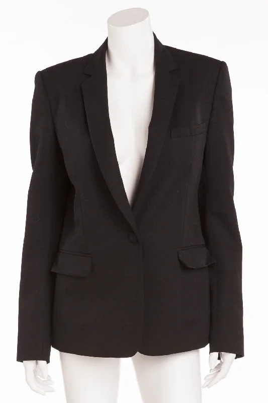 Sale On Sale Balmain - Classic Black Wool Blazer - FR 40