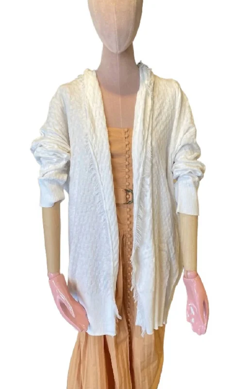 Women's Clothes For The Office Massimo Long Cardigan In Cloud