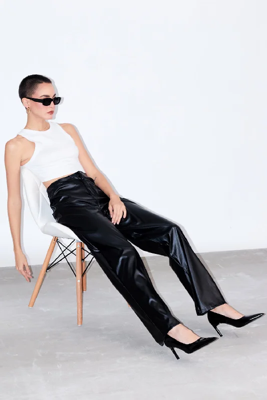 Women's Trendy Garments Urban Edge Leather Pant