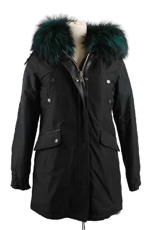 Women's Outerwear Clothing Fur Lined Parka