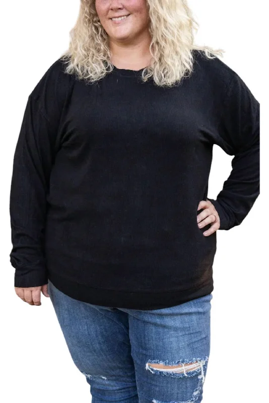 Women's Trendy Attire Corrine Pullover Sweater In Black