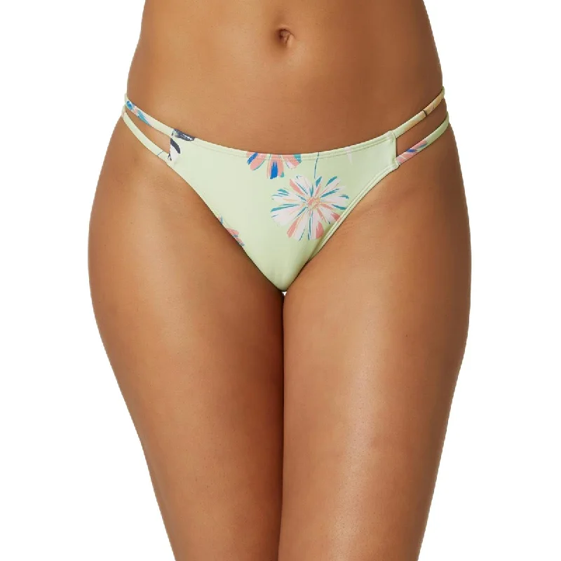 Fashion-forward Women's Clothing Womens Floral Print Strappy Swim Bottom Separates