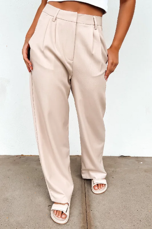 Women's Comfortable Apparel Lucas Pant Beige