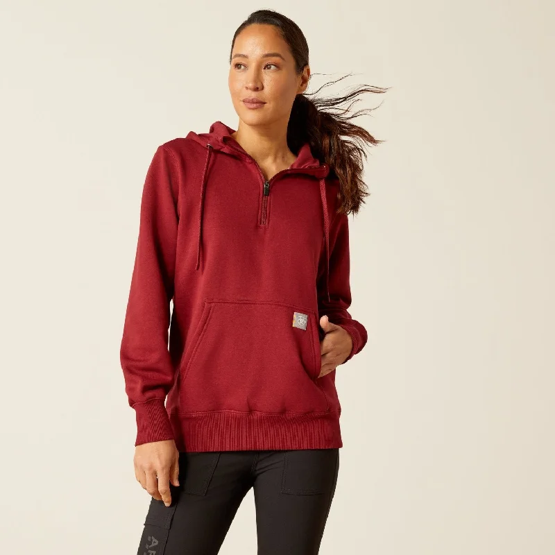 Classic Women's Apparel Ariat Women's Rebar Skill Set Half-Zip Hoodie