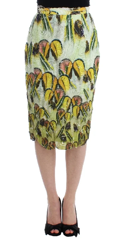 Chic Women's Attire Lanre Da Silva Ajayi  Organza Pencil Women's Skirt