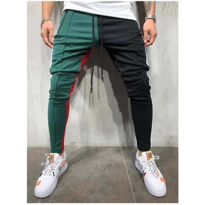 Modern Women's Apparel Patchwork Casual Pants For Men